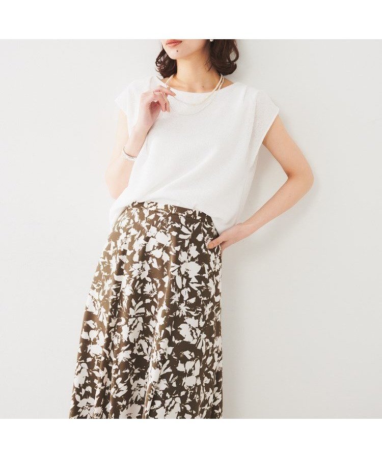 【アンタイトル/UNTITLED】の【ジャージ素材】インナードッキングシアーカットソー 人気、トレンドファッション・服の通販 founy(ファニー) 　ファッション　Fashion　レディースファッション　Fashion for Women　トップス・カットソー　Cut & Sew Tops　カットソー・ベーシックTシャツ　Cut-and-Sewn Tops / Stretch Tees & Basics　おすすめ　Recommended / Our Picks　インナー　Innerwear　カットソー　Cut and Sewn Top　シアー　Sheer, See-Through　スマート　Smart, Elegant　スリーブ　Sleeve, Long Sleeve / Short Sleeve　チュール　Tulip, Tulip Motif　デニム　Denim, Jeans Material　トレンド　Trend, Trending Now　ドッキング　Docking, Mixed Material　ノースリーブ　Sleeveless, No-Sleeve　フレンチ　French, French Style　ワッフル　Waffle, Waffle Knit　 other-1|ID: prp329100004761054 ipo3291000000034455105