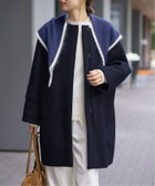 【イエナ/IENA】のSuper140 フォルムコート 人気、トレンドファッション・服の通販 founy(ファニー) ファッション Fashion レディースファッション Fashion for Women アウター Coat / Outerwear Collection コート・ロングコート・ピーコート Long Coats, Peacoats & More 2025年 2025 2025-2026秋冬・A/W Autumn/Winter 2025–26 AW25–26 カフス Cuff Design パッチ Patch, Appliqué フォルム Silhouette, Form ポケット Pocket, Pocket Detail 別注 Limited Edition, Custom Order thumbnail ネイビー|ID: prp329100004761097 ipo3291000000034455727