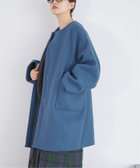 【イエナ/IENA】のSuper140 フォルムコート 人気、トレンドファッション・服の通販 founy(ファニー) ファッション Fashion レディースファッション Fashion for Women アウター Coat / Outerwear Collection コート・ロングコート・ピーコート Long Coats, Peacoats & More 2025年 2025 2025-2026秋冬・A/W Autumn/Winter 2025–26 AW25–26 カフス Cuff Design パッチ Patch, Appliqué フォルム Silhouette, Form ポケット Pocket, Pocket Detail 別注 Limited Edition, Custom Order thumbnail ブルー|ID: prp329100004761097 ipo3291000000034455728