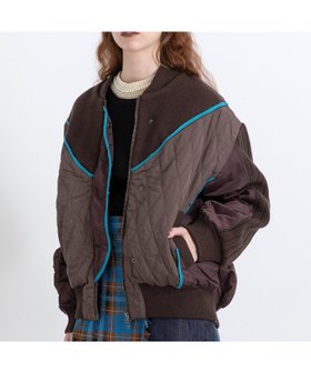 【アウラアイラ/AULA AILA】のKNIT AND QUILTED TAFFETA BLOUSON 人気、トレンドファッション・服の通販 founy(ファニー) ファッション Fashion レディースファッション Fashion for Women アウター Coat / Outerwear Collection ブルゾンジャケット・スポーティアウター Blouson Jackets トップス・カットソー Cut & Sew Tops ニット Knit Tops & Sweaters 冬 Winter / This Winter キルティング Quilted, Quilting タフタ Taffeta, Structured Fabric パイピング Piping, Trim Design ブルゾン Blouson, Bomber Jacket ポケット Pocket, Pocket Detail ミラノリブ Milano Rib, Milano Stitch ワイドリブ Wide Rib, Wide Ribbed Knit A/W・秋冬 Autumn/Winter |ID:prp329100004761117