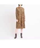 【スキャパ/SCAPA】のサラサアートプリントワンピース ブラウン|ID: prp329100004761123 ipo3291000000034456148