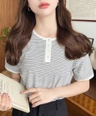 【モーメントプラス/moment+ / MEN】の前後2WAYヘンリーネックボーダー半袖Tシャツ 人気、トレンドファッション・服の通販 founy(ファニー) ファッション Fashion メンズファッション Fashion for Men インナー Innerwear シンプル Simple, Minimal スラックス Slacks, Dress Pants デニム Denim, Jeans Material トレンド Trend, Trending Now 定番 Standard, Basic Item フィット Fit, Slim Fit フレア Flare, Flared ベーシック Basic, Essential ボトム Bottoms, Lower Wear ボーダー Border, Stripe 半袖 Short Sleeve, Half Sleeve 再入荷 Restock / Back in Stock プチプライス・低価格 Affordable / Budget Price おすすめ Recommended / Our Picks thumbnail オフホワイト|ID: prp329100004761140 ipo3291000000034456243