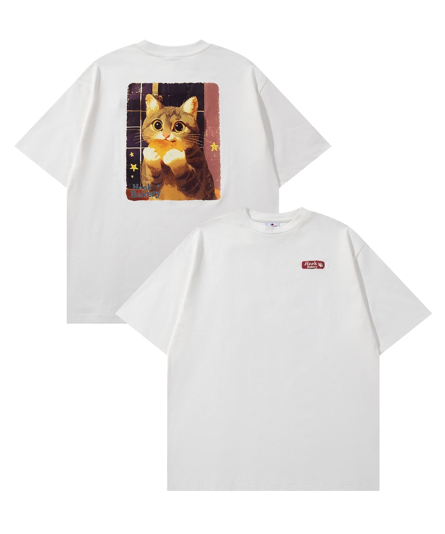 【アイモハ/aimoha】のHOOK -original- 「HOOK BAKERY」シリーズアンティーク動物プリントTEE インテリア・キッズ・メンズ・レディースファッション・服の通販 founy(ファニー) ファッション Fashion レディースファッション Fashion for Women おすすめ Recommended / Our Picks アンティーク Antique-Inspired イラスト Illustration カーゴパンツ Cargo Pants, Utility Pants サンダル Sandals, Summer Shoes ショート Short, Short Length スタイリッシュ Stylish, Fashionable スニーカー Sneakers, Trainers デニム Denim, Jeans Material フロント Front, Front Design プリント Print, Printed Pattern リラックス Relax, Relaxed Fit ヴィンテージ Vintage Style 犬 Dog 猫 Cat, Kitty ホワイト系その他6|ID: prp329100004761145 ipo3291000000034456332