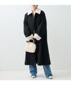 【フリークスストア/FREAK'S STORE】のウーリー ボア付き ステンカラーコート ブラック|ID: prp329100004761156 ipo3291000000034499260