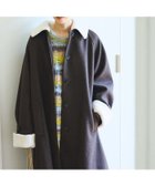 【フリークスストア/FREAK'S STORE】のウーリー ボア付き ステンカラーコート ブラウン|ID: prp329100004761156 ipo3291000000034499263