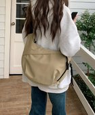 【ミニミニストア/miniministore】のショルダーバッグ ナイロン 多収納 無地 ベージュ|ID: prp329100004761191 ipo3291000000034456785