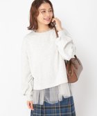 【スタディオ クリップ/studio CLIP】のチュールレイヤードプルオーバー 人気、トレンドファッション・服の通販 founy(ファニー) ファッション Fashion レディースファッション Fashion for Women トップス・カットソー Cut & Sew Tops カジュアルプルオーバー・ニットトップス Pullovers & Knit Tops / Casual Pullovers おすすめ Recommended / Our Picks インナー Innerwear シャイニー Shiny, Glossy Finish シンプル Simple, Minimal スリット Slit, Slit Detail チュール Tulip, Tulip Motif デニム Denim, Jeans Material エレガント 上品 Elegant thumbnail オートミール52|ID: prp329100004761195 ipo3291000000034663579