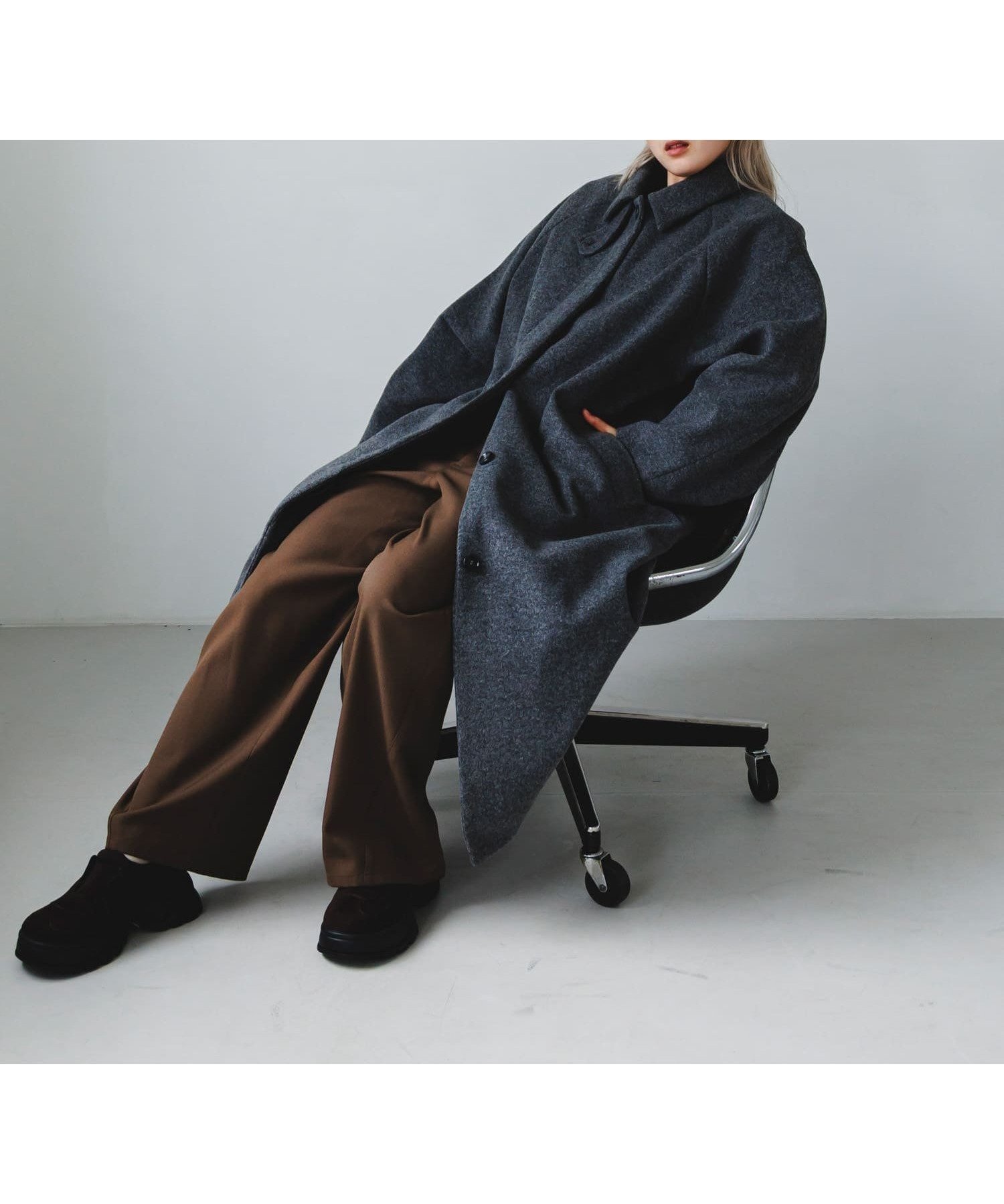 【ケービーエフ/KBF / URBAN RESEARCH】のステンカラーコクーンロングコート 人気、トレンドファッション・服の通販 founy(ファニー) 　ファッション　Fashion　レディースファッション　Fashion for Women　アウター　Coat / Outerwear Collection　コート・ロングコート・ピーコート　Long Coats, Peacoats & More　2025年　2025　2025-2026秋冬・A/W　Autumn/Winter 2025–26 AW25–26　冬　Winter / This Winter　シンプル　Simple, Minimal　ハイネック　High Neck, Mock Neck　フォルム　Silhouette, Form　ロング　Long, Long-Length　A/W・秋冬　Autumn/Winter　 other-1|ID: prp329100004761222 ipo3291000000034539459