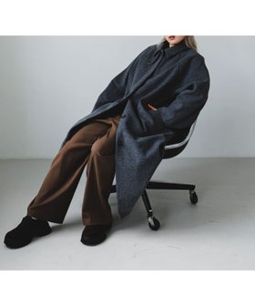 【ケービーエフ/KBF / URBAN RESEARCH】のステンカラーコクーンロングコート 人気、トレンドファッション・服の通販 founy(ファニー) ファッション Fashion レディースファッション Fashion for Women アウター Coat / Outerwear Collection コート・ロングコート・ピーコート Long Coats, Peacoats & More 2025年 2025 2025-2026秋冬・A/W Autumn/Winter 2025–26 AW25–26 冬 Winter / This Winter シンプル Simple, Minimal ハイネック High Neck, Mock Neck フォルム Silhouette, Form ロング Long, Long-Length A/W・秋冬 Autumn/Winter |ID:prp329100004761222