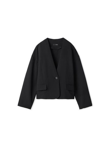 【スタイリング/styling】のノーカラースーツジャケット インテリア・キッズ・メンズ・レディースファッション・服の通販 founy(ファニー) 　雑誌掲載アイテム　Magazine Picks & Fashion Features　ファッション雑誌　Fashion Magazines　オッジ　Oggi　ファッション　Fashion　レディースファッション　Fashion for Women　アウター　Coat / Outerwear Collection　レディースジャケット・軽アウター　Jackets　スーツ　Business Suits & Workwear　スーツジャケット・オフィスブレザー　Suit Jackets / Blazers　4月号　April Issue　おすすめ　Recommended / Our Picks　カーディガン　Cardigan, Knitwear　コンパクト　Compact, Small Size　スマート　Smart, Elegant　スーツ　Suit, Formalwear　ポケット　Pocket, Pocket Detail　雑誌　Magazine, Fashion Magazine　BLK[009]|ID: prp329100004761229 ipo3291000000034457066