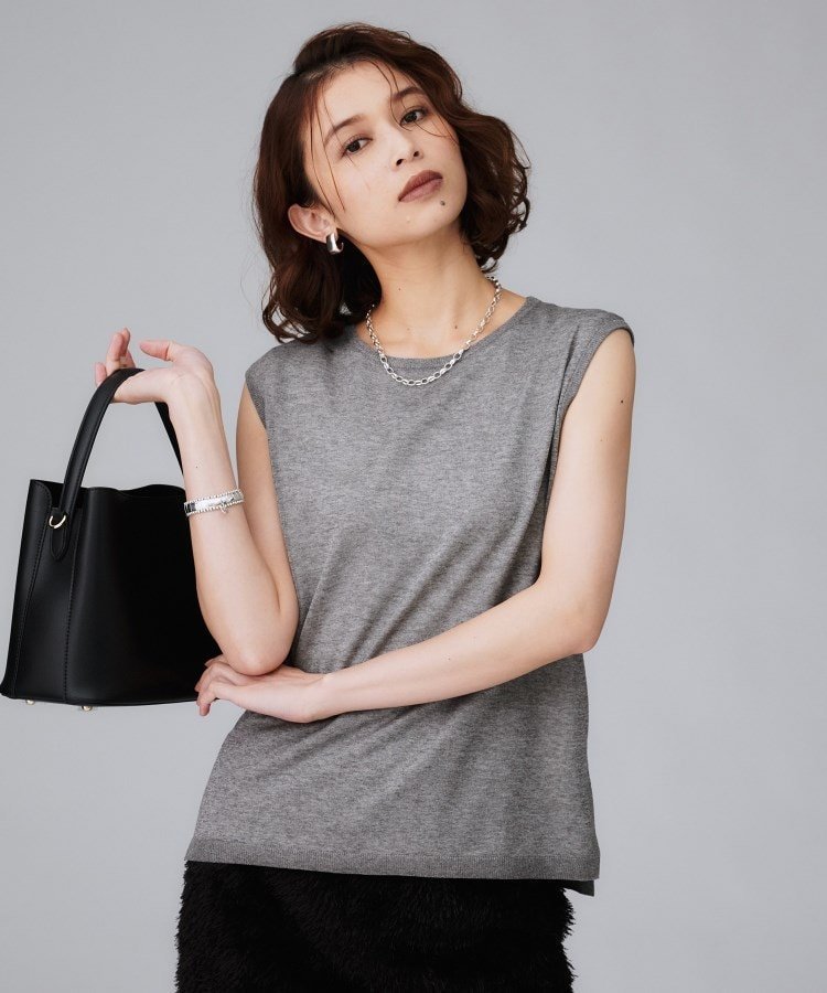 【アンタイトル/UNTITLED】の【アンサンブル可/秋カラー】シアーノースリーブ プルオーバー 人気、トレンドファッション・服の通販 founy(ファニー) 　ファッション　Fashion　レディースファッション　Fashion for Women　トップス・カットソー　Cut & Sew Tops　アンサンブルニット　Knit Ensembles & Twin Sets　キャミソール&ノースリーブ　Camisoles & Sleeveless Tops　カジュアルプルオーバー・ニットトップス　Pullovers & Knit Tops / Casual Pullovers　アンサンブル　Ensemble Set　イタリア　Italy　エレガント 上品　Elegant　秋　Autumn　カーディガン　Cardigan, Knitwear　サンダル　Sandals, Summer Shoes　シアー　Sheer, See-Through　シンプル　Simple, Minimal　スマート　Smart, Elegant　ダブル　Double, Double-Breasted　マキシ　Maxi, Full Length　リラックス　Relax, Relaxed Fit　おすすめ　Recommended / Our Picks　夏　Summer　 other-1|ID: prp329100004761254 ipo3291000000034457435