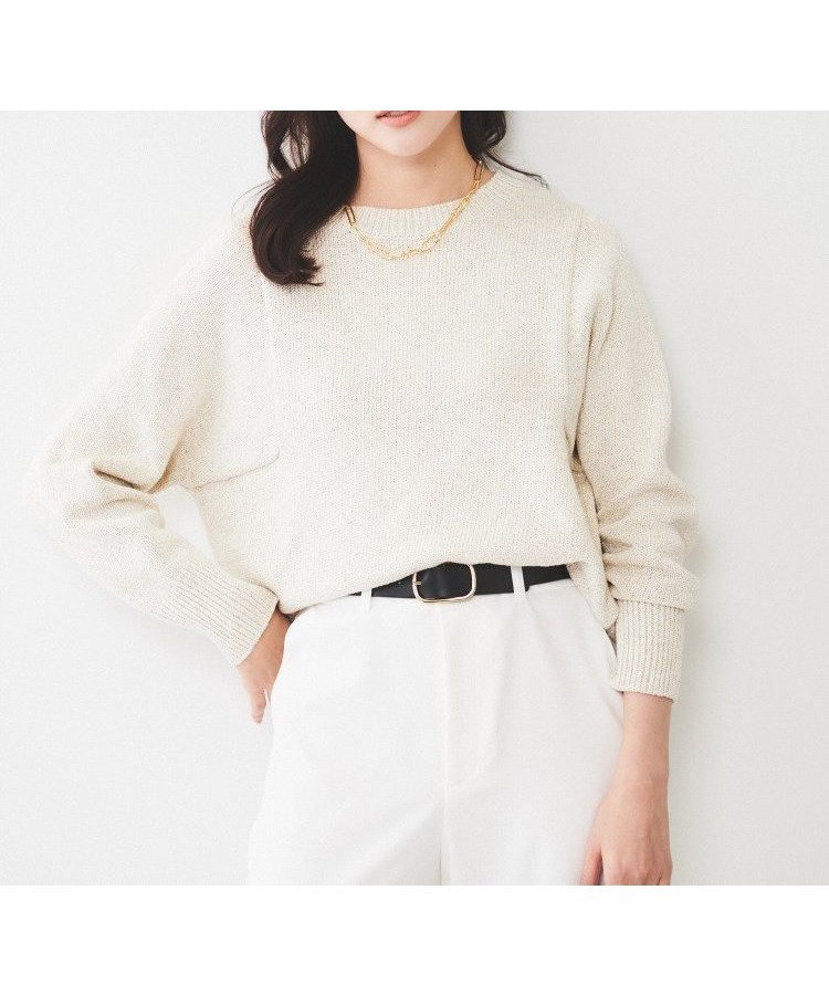 【アンタイトル/UNTITLED】の【ゆったり/洗える】ラメ入りローゲージニット 人気、トレンドファッション・服の通販 founy(ファニー) ファッション Fashion レディースファッション Fashion for Women トップス・カットソー Cut & Sew Tops ニット Knit Tops & Sweaters イタリア Italy 洗える Machine Washable スマート Smart, Elegant フォルム Silhouette, Form ランダム Random, Irregular other-1|ID: prp329100004761293 ipo3291000000034457830