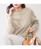 【アンタイトル/UNTITLED】の【ゆったり/洗える】ラメ入りローゲージニット ベージュ|ID: prp329100004761293 ipo3291000000034457835