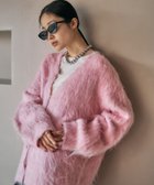 【レプシィム ローリーズファーム/LEPSIM LOWRYS FARM】の5ゲージシャギーVカーディガン 人気、トレンドファッション・服の通販 founy(ファニー) ファッション Fashion レディースファッション Fashion for Women トップス・カットソー Cut & Sew Tops カーディガン・羽織り Layered Style Cardigans おすすめ Recommended / Our Picks カーディガン Cardigan, Knitwear スタイリッシュ Stylish, Fashionable フェミニン Feminine, Girly ボトム Bottoms, Lower Wear ルーズ Loose, Oversized ロング Long, Long-Length エレガント 上品 Elegant thumbnail ピンク24|ID: prp329100004761318 ipo3291000000034592803