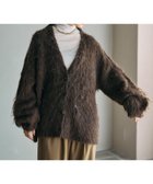 【レプシィム ローリーズファーム/LEPSIM LOWRYS FARM】の5ゲージシャギーVカーディガン 人気、トレンドファッション・服の通販 founy(ファニー) ファッション Fashion レディースファッション Fashion for Women トップス・カットソー Cut & Sew Tops カーディガン・羽織り Layered Style Cardigans おすすめ Recommended / Our Picks カーディガン Cardigan, Knitwear スタイリッシュ Stylish, Fashionable フェミニン Feminine, Girly ボトム Bottoms, Lower Wear ルーズ Loose, Oversized ロング Long, Long-Length エレガント 上品 Elegant thumbnail ブラウンMIX58|ID: prp329100004761318 ipo3291000000034592809