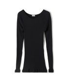 【トゥモローランド/TOMORROWLAND】のコットンシルクリブ ラウンドネックプルオーバー 19 ブラック|ID: prp329100004761343 ipo3291000000034458296