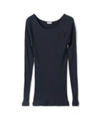 【トゥモローランド/TOMORROWLAND】のコットンシルクリブ ラウンドネックプルオーバー 69 ネイビー|ID: prp329100004761343 ipo3291000000034458297