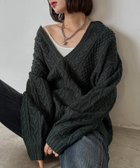 【ページボーイ/PAGEBOY】のケーブルVネックプルオーバー 人気、トレンドファッション・服の通販 founy(ファニー) ファッション Fashion レディースファッション Fashion for Women トップス・カットソー Cut & Sew Tops カジュアルプルオーバー・ニットトップス Pullovers & Knit Tops / Casual Pullovers Vネックトップス V-Neck Tops / V-Cut Neckline Shirts おすすめ Recommended / Our Picks インナー Innerwear スクエア Square, Square Shape トレンド Trend, Trending Now 定番 Standard, Basic Item thumbnail グリーン75|ID: prp329100004761344 ipo3291000000034497560