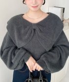 【モーメントプラス/moment+ / MEN】のケープリボンシャギーニットプルオーバー 人気、トレンドファッション・服の通販 founy(ファニー) ファッション Fashion メンズファッション Fashion for Men トップス・カットソー Cut & Sew Tops ニット・セーター / 定番トップス Knit Tops & Sweaters アクセサリー Fashion Accessories シンプル Simple, Minimal スラックス Slacks, Dress Pants タイトスカート Pencil Skirt, Tight Skirt ダウン Down, Puffer デニム Denim, Jeans Material トレンド Trend, Trending Now フェザー Feather, Feather Detail フェミニン Feminine, Girly フレア Flare, Flared ベーシック Basic, Essential ボトム Bottoms, Lower Wear リボン Ribbon, Bow A/W・秋冬 Autumn/Winter 再入荷 Restock / Back in Stock プチプライス・低価格 Affordable / Budget Price エレガント 上品 Elegant thumbnail チャコールグレー|ID: prp329100004761350 ipo3291000000034458383