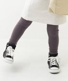 【デビロック/devirock / KIDS】のもちもちストレッチ 無地厚手レギンス レギンス 10分丈 25AW パープルグレー|ID: prp329100004761358 ipo3291000000034611993