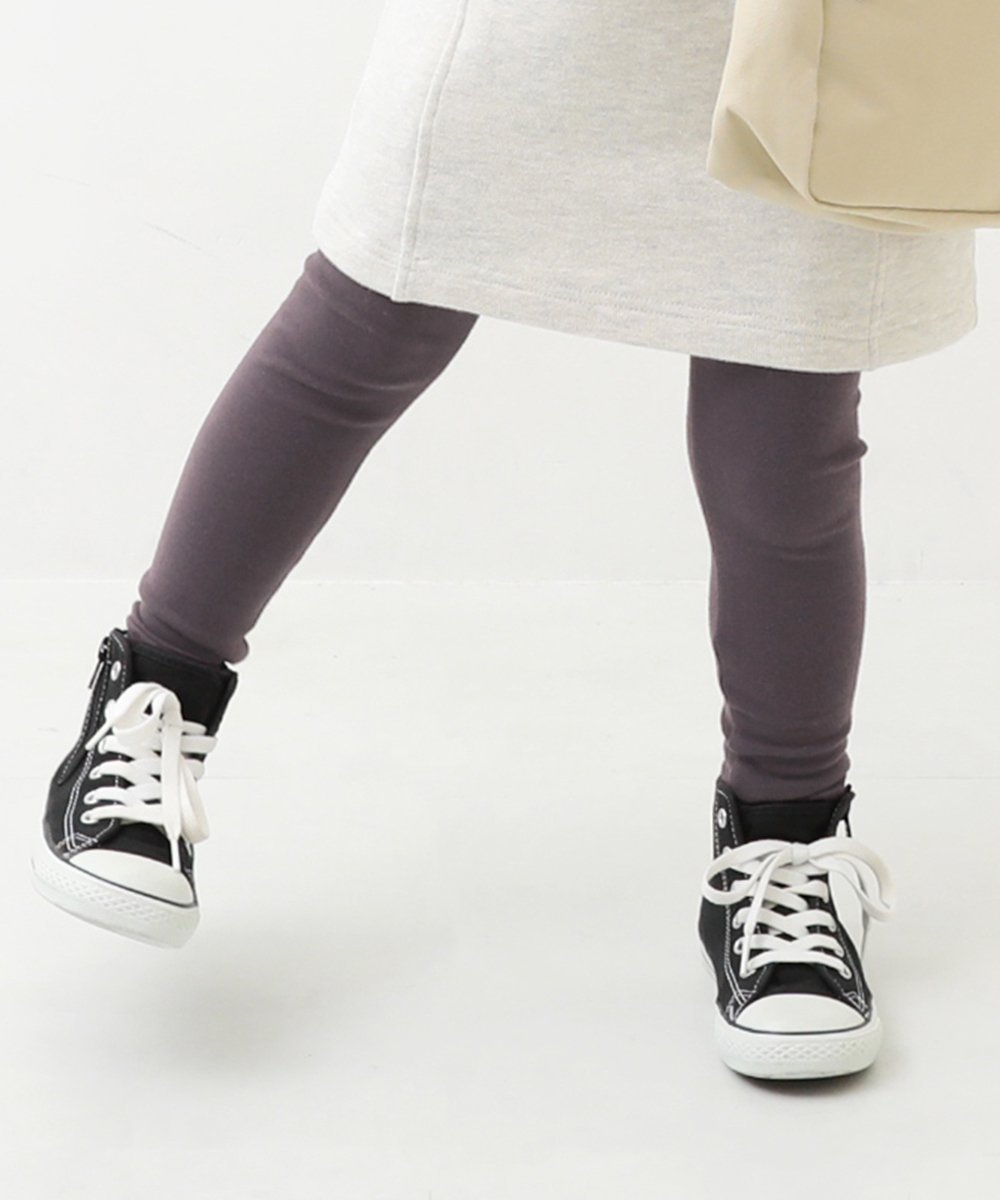【デビロック/devirock / KIDS】のもちもちストレッチ 無地厚手レギンス レギンス 10分丈 25AW インテリア・キッズ・メンズ・レディースファッション・服の通販 founy(ファニー) 　ファッション　Fashion　キッズファッション　Fashion for Kids　シンプル　Simple, Minimal　ストレッチ　Stretch, Stretchy Fabric　フィット　Fit, Slim Fit　無地　Plain, Solid Color　リラックス　Relax, Relaxed Fit　レギンス　Leggings, Stretch Pants　おすすめ　Recommended / Our Picks　2025年　2025　2025-2026秋冬・A/W　Autumn/Winter 2025–26 AW25–26　パープルグレー|ID: prp329100004761358 ipo3291000000034611993