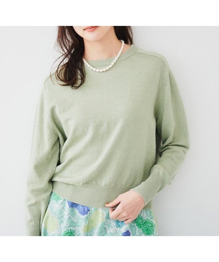 【アンタイトル/UNTITLED】の【アンサンブル可能/洗える】リネン混ベーシックプルオーバー 人気、トレンドファッション・服の通販 founy(ファニー) ファッション Fashion レディースファッション Fashion for Women トップス・カットソー Cut & Sew Tops アンサンブルニット Knit Ensembles & Twin Sets カジュアルプルオーバー・ニットトップス Pullovers & Knit Tops / Casual Pullovers アンサンブル Ensemble Set シンプル Simple, Minimal ストレッチ Stretch, Stretchy Fabric スマート Smart, Elegant ネックレス Necklace, Pendant Necklace パール Pearl, Pearl Accent ベーシック Basic, Essential リネン Linen, Linen Fabric 洗える Machine Washable other-1|ID: prp329100004761375 ipo3291000000034458624