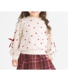 【エフオー オンラインストア/F.O.Online Store / KIDS】のWEB限定 袖リボントレーナー アイボリー|ID: prp329100004761402 ipo3291000000034720370