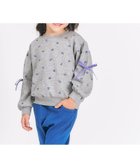 【エフオー オンラインストア/F.O.Online Store / KIDS】のWEB限定 袖リボントレーナー ライトグレー|ID: prp329100004761402 ipo3291000000034720372