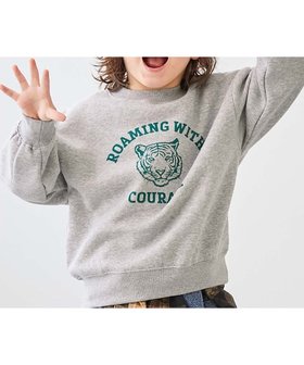 【デビロック/devirock / KIDS】のデビラボ*【アニマルカレッジ】 裏起毛 BIGシルエット プリントトレーナー 25AW 人気、トレンドファッション・服の通販 founy(ファニー) ファッション Fashion キッズファッション Fashion for Kids ストレッチ Stretch, Stretchy Fabric デニム Denim, Jeans Material トレンド Trend, Trending Now トレーナー Sweatshirt, Trainer プリント Print, Printed Pattern 2025年 2025 2025-2026秋冬・A/W Autumn/Winter 2025–26 AW25–26 |ID:prp329100004761410