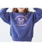 【デビロック/devirock / KIDS】のデビラボ*【アニマルカレッジ】 裏起毛 BIGシルエット プリントトレーナー 25AW 006-犬-オールドブルー|ID: prp329100004761410 ipo3291000000034773997