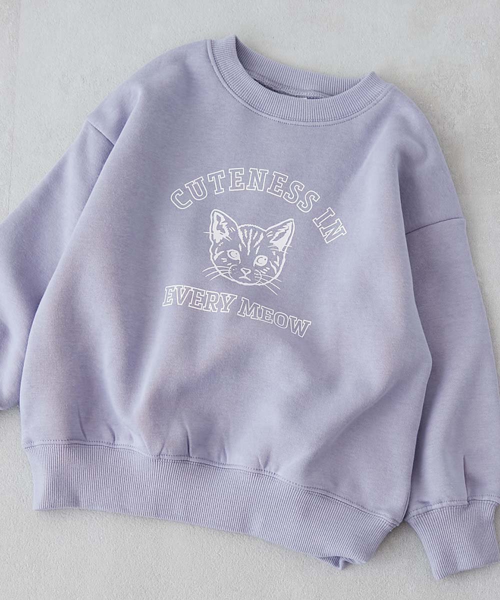 【デビロック/devirock / KIDS】のデビラボ*【アニマルカレッジ】 裏起毛 BIGシルエット プリントトレーナー 25AW インテリア・キッズ・メンズ・レディースファッション・服の通販 founy(ファニー) ファッション Fashion キッズファッション Fashion for Kids ストレッチ Stretch, Stretchy Fabric デニム Denim, Jeans Material トレンド Trend, Trending Now トレーナー Sweatshirt, Trainer プリント Print, Printed Pattern 2025年 2025 2025-2026秋冬・A/W Autumn/Winter 2025–26 AW25–26 007-ネコ-Gブルー|ID: prp329100004761410 ipo3291000000034773999