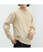 【ビームス/BEAMS / MEN】のコーヒー刺繍 ワッフル ニットソー BEIGE|ID: prp329100004761434 ipo3291000000034459312