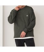 【ビームス/BEAMS / MEN】のコーヒー刺繍 ワッフル ニットソー OLIVE|ID: prp329100004761434 ipo3291000000034459314