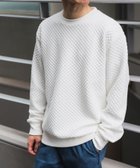 【ビームス/BEAMS / MEN】のキルティング クルーネック プルオーバー WHITE|ID: prp329100004761443 ipo3291000000034459462
