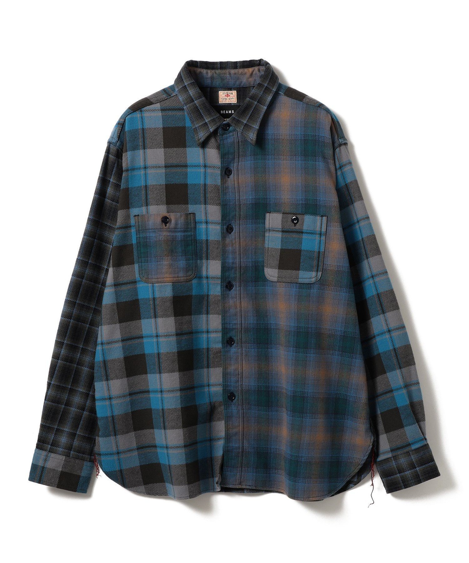 【ビームス/BEAMS / MEN】の【別注】SUGAR CANE / クレイジー ワークシャツ インテリア・キッズ・メンズ・レディースファッション・服の通販 founy(ファニー) ファッション Fashion メンズファッション Fashion for Men クラシカル Classical, Vintage-Inspired ジャケット Jacket, Outerwear チェック Check, Plaid, Tartan フィット Fit, Slim Fit 別注 Limited Edition, Custom Order ワーク Workwear, Utility Style NAVY|ID: prp329100004761495 ipo3291000000034459949