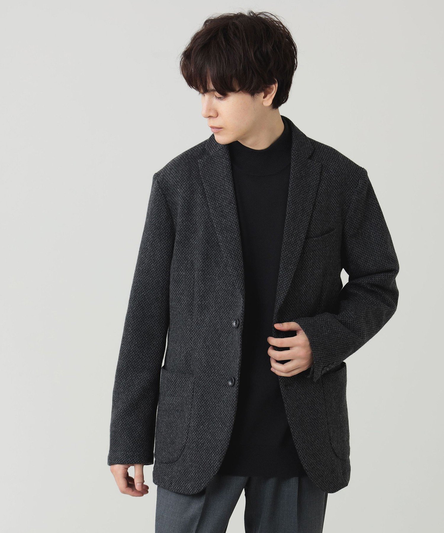 【ビームス/BEAMS / MEN】のNOMAD RE NEWOOL ウールカシミヤ ドビー 2ボタン ジャケット インテリア・キッズ・メンズ・レディースファッション・服の通販 founy(ファニー) ファッション Fashion メンズファッション Fashion for Men ジャケット Jacket, Outerwear スポーティ Sporty, Casual Athletic スマート Smart, Elegant セットアップ Set-Up, Coordinated Outfit パッチ Patch, Appliqué ファブリック Fabric, Textile ベビー Baby, Babywear ポケット Pocket, Pocket Detail メンズ Men's, Menswear ビジネス 仕事 通勤 Business / Work / Commuting GREY|ID: prp329100004761504 ipo3291000000034460036