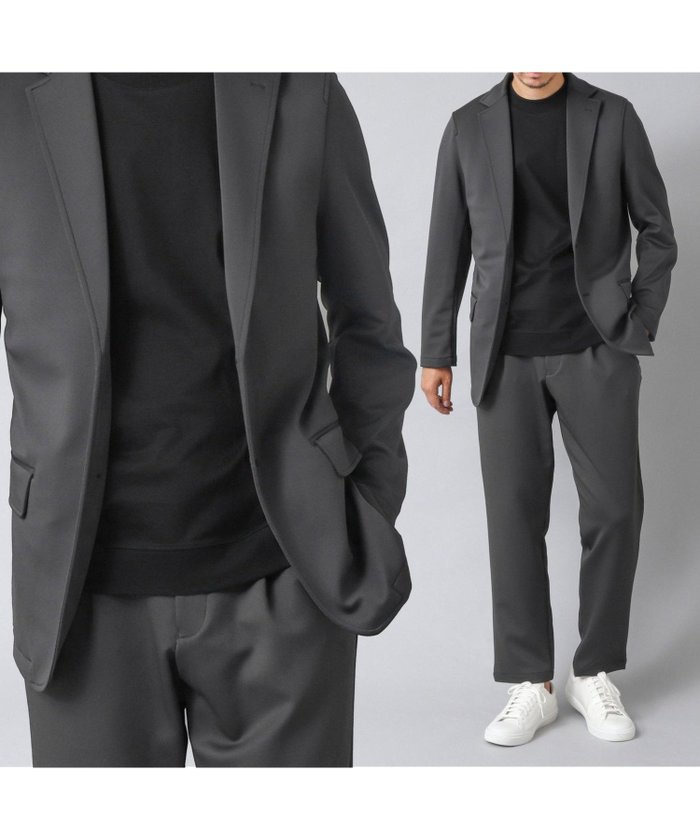 【その他のブランド/Other】の【ACTIVE SECT】《セットアップ》ダブルニットスーツ ジャケット パンツ 25AW インテリア・キッズ・メンズ・レディースファッション・服の通販 founy(ファニー) https://founy.com/ ファッション Fashion メンズファッション Fashion for Men ボトムス Bottoms ウォッシャブル Machine Washable シャーリング Shirring, Ruched ジャケット Jacket, Outerwear ストレッチ Stretch, Stretchy Fabric セットアップ Set-Up, Coordinated Outfit ドローコード Drawcord, Drawstring Cord フラップ Flap, Flap Pocket フロント Front, Front Design ポケット Pocket, Pocket Detail リラックス Relax, Relaxed Fit おすすめ Recommended / Our Picks 2025年 2025 2025-2026秋冬・A/W Autumn/Winter 2025–26 AW25–26 |ID: prp329100004761529 ipo3291000000034460193