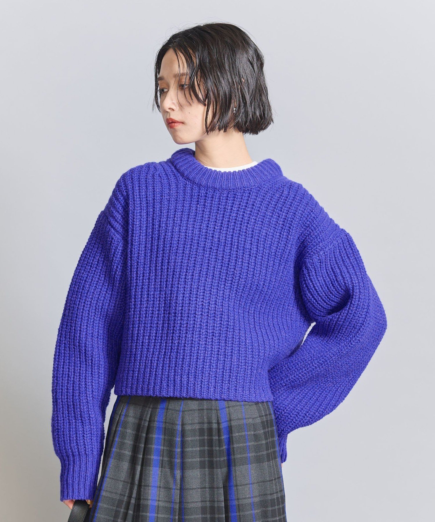 【ユナイテッドアローズ/UNITED ARROWS】のウール畦ニットクロップド プルオーバー 人気、トレンドファッション・服の通販 founy(ファニー) 　ファッション　Fashion　レディースファッション　Fashion for Women　トップス・カットソー　Cut & Sew Tops　ニット　Knit Tops & Sweaters　カジュアルプルオーバー・ニットトップス　Pullovers & Knit Tops / Casual Pullovers　畦　Ribbed Knit　ショート　Short, Short Length　スラックス　Slacks, Dress Pants　デニム　Denim, Jeans Material　トレンド　Trend, Trending Now　定番　Standard, Basic Item　バランス　Balance, Style Balance　フォルム　Silhouette, Form　ワイド　Wide, Wide Fit　冬　Winter / This Winter　アウトレット　Outlet / Clearance　おすすめ　Recommended / Our Picks　 other-1|ID: prp329100004761538 ipo3291000000034709260