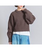 【ユナイテッドアローズ/UNITED ARROWS】のウール畦ニットクロップド プルオーバー DK.BROWN|ID: prp329100004761538 ipo3291000000034709267