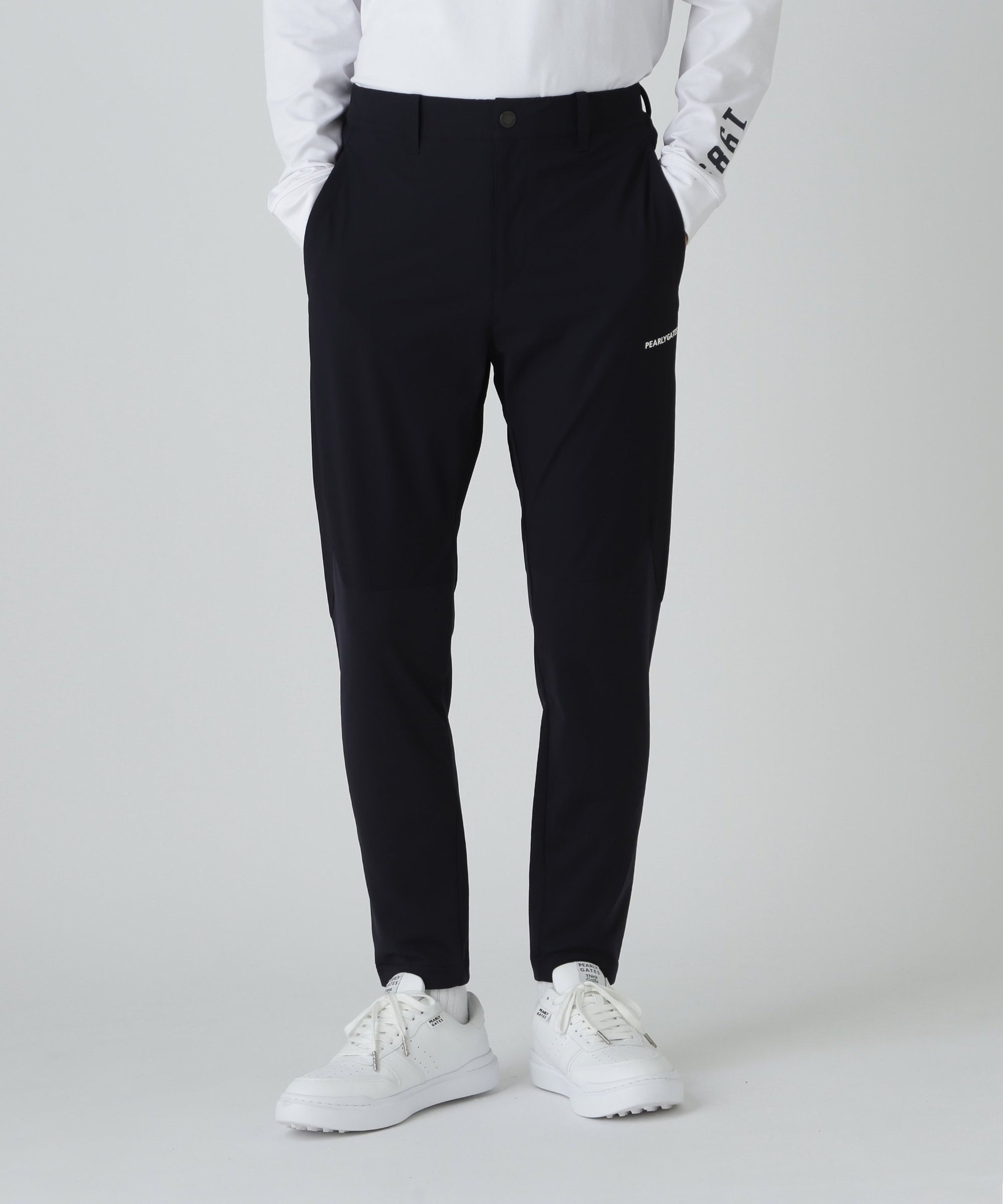 【パーリーゲイツ/PEARLY GATES / MEN】のテックスブリッド パンツ インテリア・キッズ・メンズ・レディースファッション・服の通販 founy(ファニー) ファッション Fashion メンズファッション Fashion for Men ボトムス Bottoms おすすめ Recommended / Our Picks ゴルフ Golf スポーツ Sports, Activewear 切替 Switching, Contrast Panel ネイビー|ID: prp329100004761572 ipo3291000000034460537