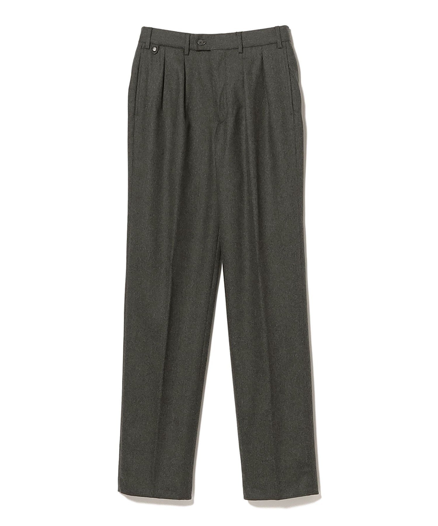 【ビームス/BEAMS / MEN】のATELIER ZINS / ミックスファブリック フランネル 2プリーツ ワイドスラックス インテリア・キッズ・メンズ・レディースファッション・服の通販 founy(ファニー) ファッション Fashion メンズファッション Fashion for Men クラシカル Classical, Vintage-Inspired コレクション Collection, Seasonal Line ジャケット Jacket, Outerwear ストレート Straight, Straight Cut スラックス Slacks, Dress Pants フランス France, French プリーツ Pleats, Pleated ループ Loop, Loop Knit ワイド Wide, Wide Fit A/W・秋冬 Autumn/Winter アウトレット Outlet / Clearance エレガント 上品 Elegant CHARCOAL.G/2|ID: prp329100004761589 ipo3291000000034460666