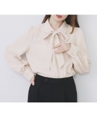 【インデックス/INDEX】の2枚衿ボウタイブラウス【洗濯機OK/防シワ/イージーアイロン】 人気、トレンドファッション・服の通販 founy(ファニー) ファッション Fashion レディースファッション Fashion for Women トップス・カットソー Cut & Sew Tops シャツ・ブラウス・オフィスカジュアル Elegant Blouses & Button-Ups 秋 Autumn カフス Cuff Design 切替 Switching, Contrast Panel スマート Smart, Elegant スリム Slim, Slim Fit スリーブ Sleeve, Long Sleeve / Short Sleeve ビジネス 仕事 通勤 Business / Work / Commuting thumbnail アイボリー|ID: prp329100004761622 ipo3291000000034460907
