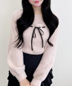 【イング/INGNI】の12Gフェザーリブ デコルテオープンリボンニット 人気、トレンドファッション・服の通販 founy(ファニー) ファッション Fashion レディースファッション Fashion for Women トップス・カットソー Cut & Sew Tops ニット Knit Tops & Sweaters ガーリー Girly, Feminine Style ショート Short, Short Length セーター Sweater, Knitwear デコルテ Décolleté, Neckline なめらか Smooth, Silky Texture ビッグ Big, Oversized フェザー Feather, Feather Detail フェミニン Feminine, Girly ミニスカート Mini Skirt, Short Skirt リボン Ribbon, Bow ロング Long, Long-Length 冬 Winter / This Winter おすすめ Recommended / Our Picks thumbnail ピンク|ID: prp329100004762193 ipo3291000000034907662