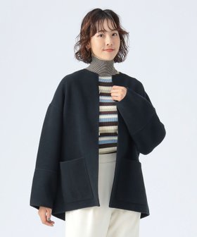 【ビームス ハート/BEAMS HEART】のリバー ノーカラー ハーフ ジャケット 人気、トレンドファッション・服の通販 founy(ファニー) ファッション Fashion レディースファッション Fashion for Women アウター Coat / Outerwear Collection レディースジャケット・軽アウター Jackets インナー Innerwear シューズ Shoes, Footwear シンプル Simple, Minimal ジャケット Jacket, Outerwear スニーカー Sneakers, Trainers タイトスカート Pencil Skirt, Tight Skirt デニム Denim, Jeans Material ハーフ Half, Half-Length バランス Balance, Style Balance フラット Flat, Flat Shoes 冬 Winter / This Winter エレガント 上品 Elegant ビジネス 仕事 通勤 Business / Work / Commuting |ID:prp329100004762206