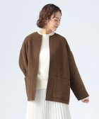 【ビームス ハート/BEAMS HEART】のリバー ノーカラー ハーフ ジャケット 人気、トレンドファッション・服の通販 founy(ファニー) ファッション Fashion レディースファッション Fashion for Women アウター Coat / Outerwear Collection レディースジャケット・軽アウター Jackets インナー Innerwear シューズ Shoes, Footwear シンプル Simple, Minimal ジャケット Jacket, Outerwear スニーカー Sneakers, Trainers タイトスカート Pencil Skirt, Tight Skirt デニム Denim, Jeans Material ハーフ Half, Half-Length バランス Balance, Style Balance フラット Flat, Flat Shoes 冬 Winter / This Winter エレガント 上品 Elegant ビジネス 仕事 通勤 Business / Work / Commuting thumbnail BROWN|ID: prp329100004762206 ipo3291000000034597687
