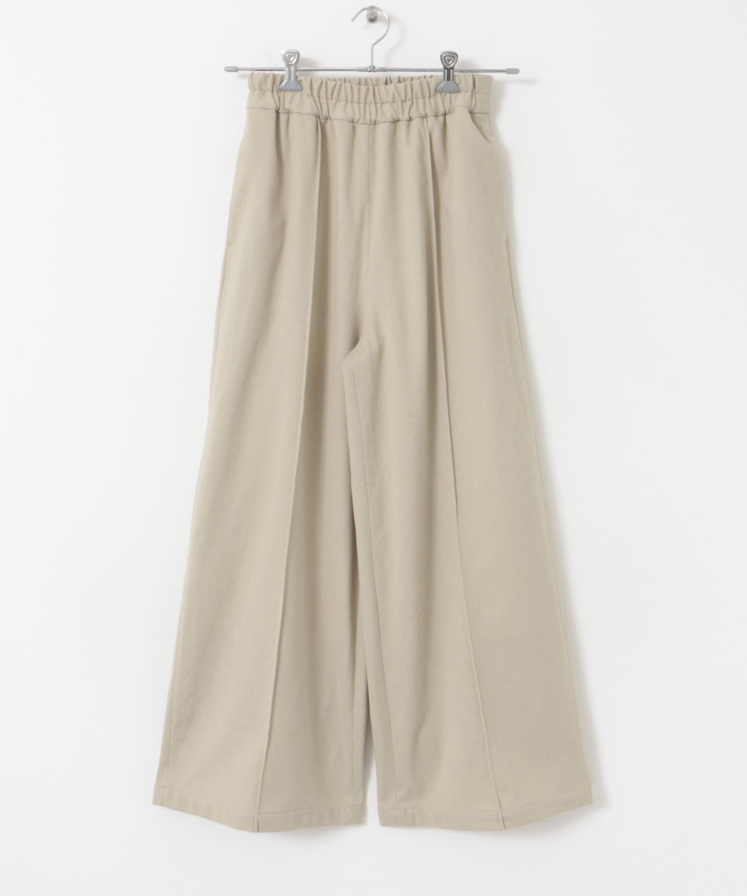 【アーバンリサーチ ドアーズ/URBAN RESEARCH DOORS】のヘリンボーンピンタックイージーパンツ インテリア・キッズ・メンズ・レディースファッション・服の通販 founy(ファニー) ファッション Fashion レディースファッション Fashion for Women パンツ Pants & Trousers 2024年 2024 2024-2025秋冬・A/W Autumn/Winter 2024–25 AW24–25 冬 Winter / This Winter センター Center, Center Line ワイド Wide, Wide Fit エレガント 上品 Elegant A/W・秋冬 Autumn/Winter BEIGE|ID: prp329100004762212 ipo3291000000034465488