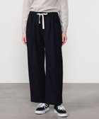 【ビショップ/Bshop】のフランネル 2タックイージーパンツ WOMEN DKNAVY|ID: prp329100004762221 ipo3291000000034465602