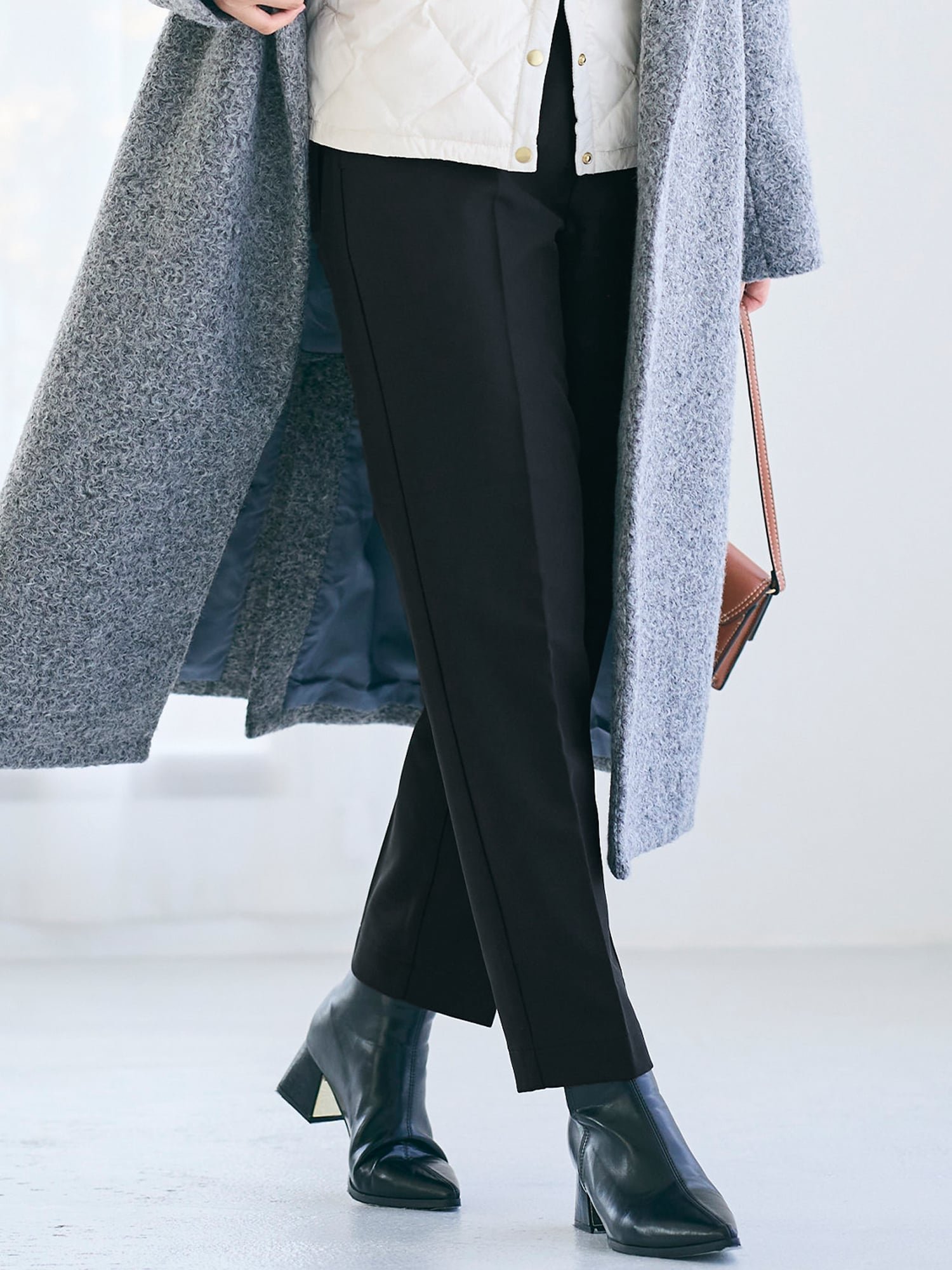 【コカ/COCA】の裏起毛テーパードパンツ インテリア・キッズ・メンズ・レディースファッション・服の通販 founy(ファニー) ファッション Fashion レディースファッション Fashion for Women パンツ Pants & Trousers アンクル Ankle-Length Design シンプル Simple, Minimal スウェット / スエット Sweatshirt, Sweatwear ストレッチ Stretch, Stretchy Fabric スニーカー Sneakers, Trainers センター Center, Center Line ポケット Pocket, Pocket Detail 無地 Plain, Solid Color ロング Long, Long-Length 2024年 2024 ビジネス 仕事 通勤 Business / Work / Commuting 2024-2025秋冬・A/W Autumn/Winter 2024–25 AW24–25 2025年 2025 2025-2026秋冬・A/W Autumn/Winter 2025–26 AW25–26 Black|ID: prp329100004762228 ipo3291000000034465696