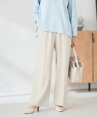 【アー ヴェー ヴェー/a.v.v】の【イージーケア/洗える/ストレッチ】裏起毛美ラクるイージーワイドパンツ グレージュ|ID: prp329100004762231 ipo3291000000034465714