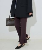 【スローブ イエナ/SLOBE IENA】のニットフリルパンツ ブラウン|ID: prp329100004762233 ipo3291000000034465743